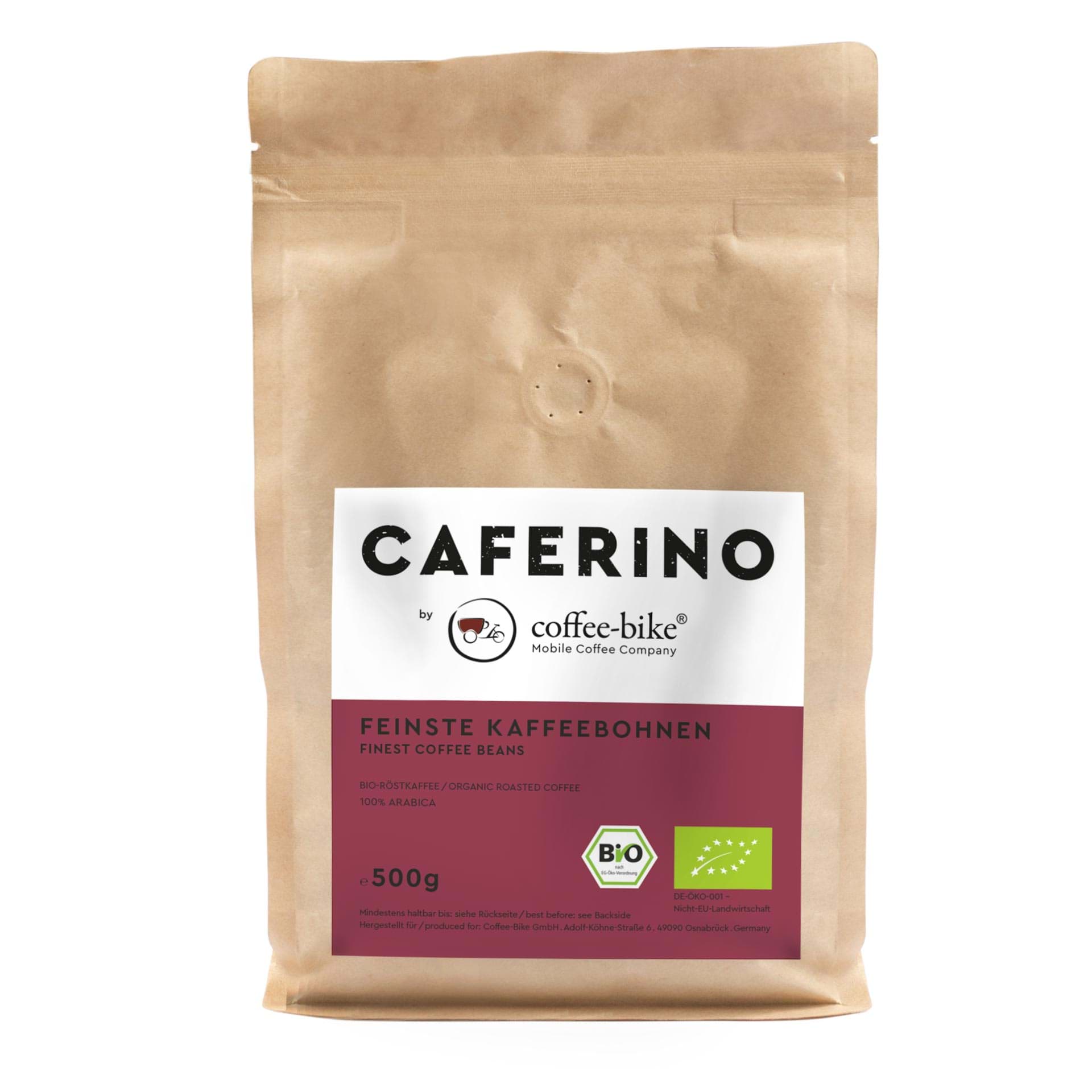 Picture of  Caferino BIO-Kaffeebohnen 500 Gramm 